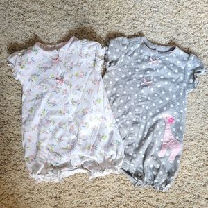 Simple Joys by Carter's Girls' Snap-up Rompers
